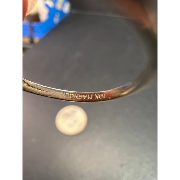 Vintage 10k White Gold Garnet Solitaire Ring – Size 6.5 – Magnolia Jewelry - Picture 3 of 16